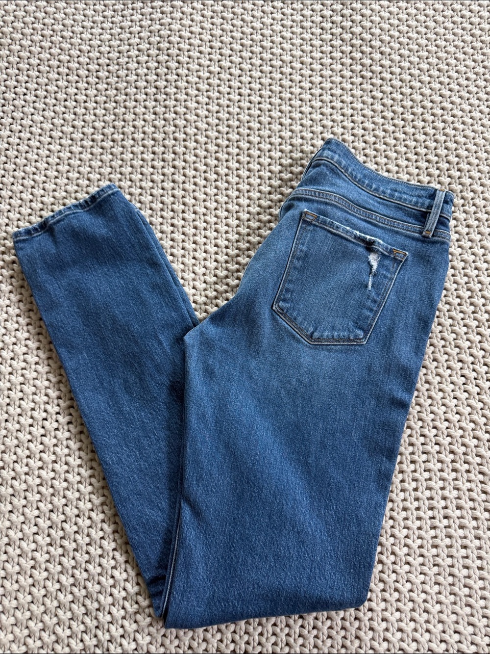 Frame Denim “Nik” Straight Leg Jeans